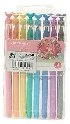 Zdjęcie produktu dla Flamastry dwustronne 8 kolorów - ADAR