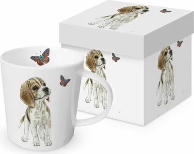 Image de PPD Jean Trend Mug, dans un coffret cadeau, tasse à anse, tasse à café, mug, tasse, New Bone China, 400 ml, 160302184