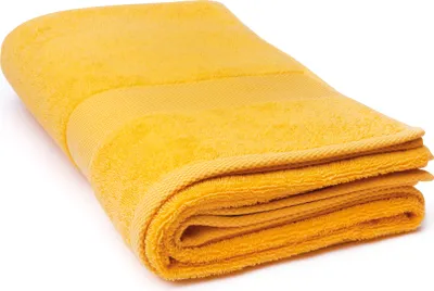 Image de Excelsa Linge de douche Spa 100x150 cm Coton Jaune