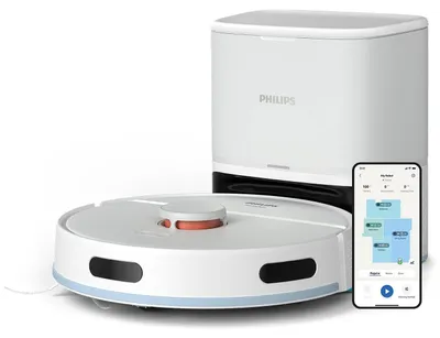 Zdjęcie produktu dla Robot sprzątający Philips XU2100/20 z mopowaniem i stacją opróżniającą
