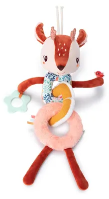Productafbeelding van Lilliputiens Activityspeelgoed Stella - zachte babyketting met bijtring