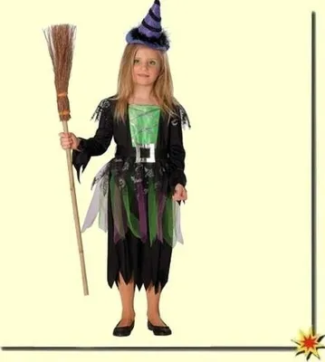 Produktbild von Zauberhexe Hexenkostüm Halloween Größe 152