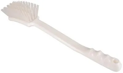 Produktbild von Stielbürste PP, kurzer Griff Besatz PBT weiß  14cm