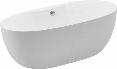 Produktbild von Polysan RANA freistehende Badewanne 170x80x58cm, Weiß