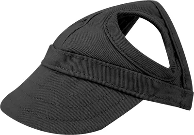 Image de Pet Dog Cat Baseball Outdoor Cap Sunbonnet Adjustable Stripe Summer Travel Sport Hat (Black S)