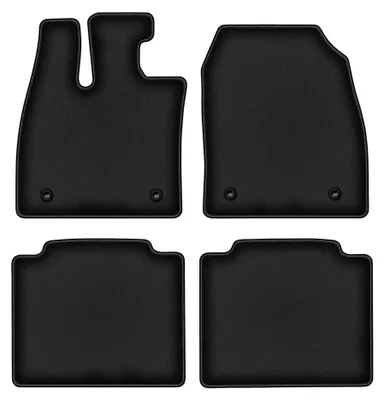 Productafbeelding van Velours automatten voor Lexus RZ vanaf 2022 (crossover) – 4-delig, zwart, op maat – Wielganizator DURBAN