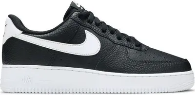 Immagine prodotto di Nike Air Force 1 Low '07 Nero Bianco Pebbled Leather - EU: 43