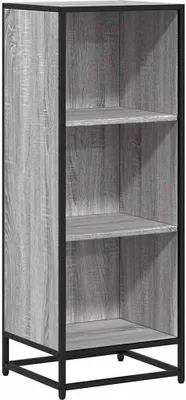 Obrázek produktu pro vidaXL Knihovna Grey Sonoma 40x35x107,5 cm Materiál na bázi dřeva