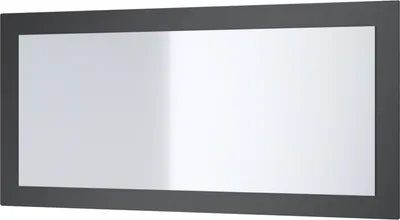 Produktbild von Vladon Spiegel Lima,  Germany, Wandspiegel mit Rahmen im modernen Stil, Schwarz matt (89 x 45 cm)
