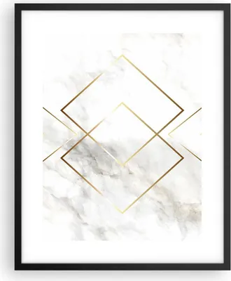 Produktbild von Gerahmtes Poster - Schwarzer Rahmen - Abstraktion modern - 40x50 cm - Wand Bild - Wanddeko - Wandbilder - Kunstposter - Wandposter - Bilderrahmen - Bilder - Kunstdruck - Wandbild - P2BPA40x50-4022