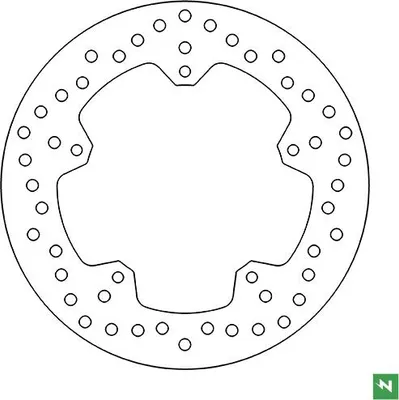 Produktbild von Bremsscheibe DF5297A (5 mm) ,starr Ø aussen/innen: 220/119,7 mm, Lochkreis: 136 mm 5-Loch (6,5 mm)