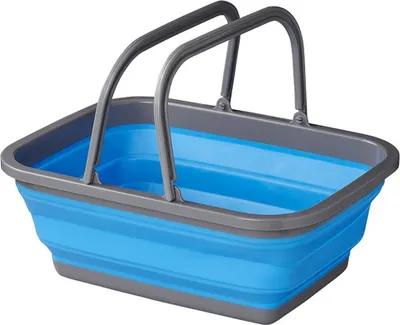 Produktbild von Pro Plus Faltbare Waschschüssel blau Korb