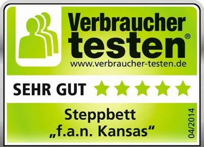 Produktbild von fan Kansas Microfaser Mono-Steppbett 200x200 cm