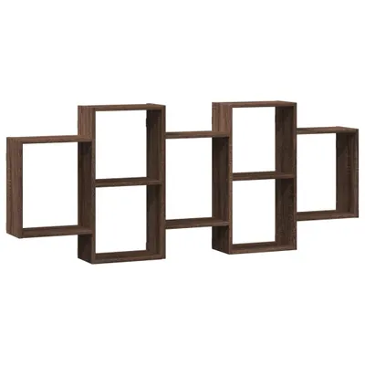 Produktbild von vidaXL Wandregal Braun Eichen-Optik 159x18x65 cm Holzwerkstoff