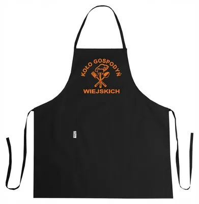 Obrázek produktu pro M&C Černá kuchyňská zástěra s potiskem
