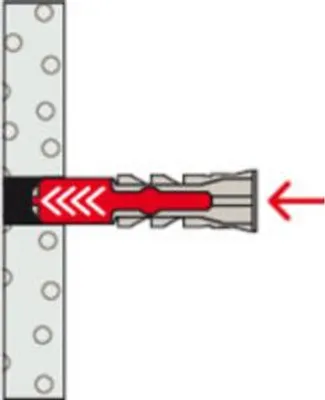 Imagen del producto de fischer Duopower, 10 x 50, tipo S, tipo K, en tarjeta de sujeción, 1 unidad.