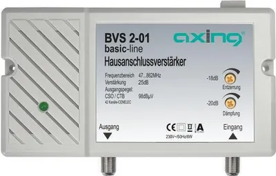 Produktbild von Axing BVS00201 Hausanschlussverstärker 25 dB ,