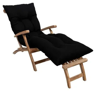 Immagine prodotto di Cuscino per chaise longue BANANAIR 185 x 60 x 15 cm nero