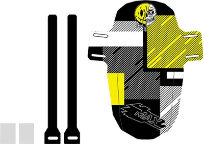 Produktbild von Fahrrad-Vorderrad-Schutzblech, wasserdicht, leicht, universell, MTB-, Mountainbike- und Rennrad-Vorderrad-Spritzschutz, Schmutzfänger, Fahrradzubehör
