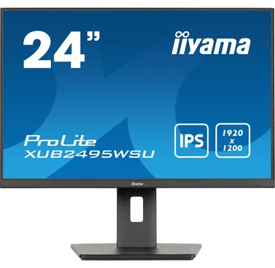 Obrázok produktu pre iiyama ProLite XUB2495WSU-B7, 61,2 cm (24.1"), 1920 x 1200 px, WUXGA, LED, 4 ms, Čierna