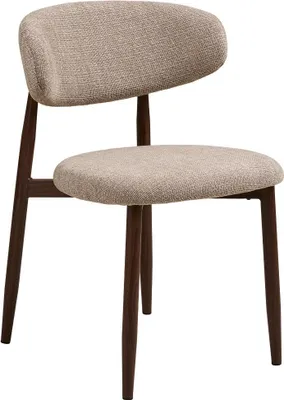 Produktbild von Drawer Levanto, Gepolsterter Sitz, Metall, Polyester, Sperrholz, Polyurethan (PU), Beige, Gepolsterte Rückenlehne, Metall, Polyester, Sperrholz, Polyurethan (PU), Beige