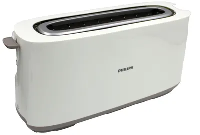 Produktbild von Philips Daily Collection HD2590/00 Toaster, 1 Scheibe(n), Grau, Metall, Tasten, Drehregler, 950 W, 230 V