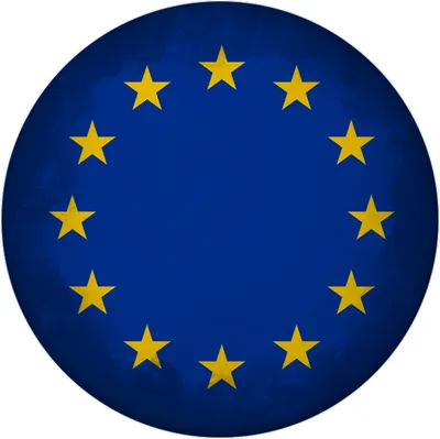 Produktbild von Europa Flagge Magnet rund