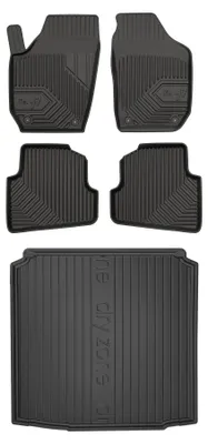 Immagine prodotto di Tappetini 3D TPE + baule DryZone per Skoda Fabia II 2006-2014 5 pezzi