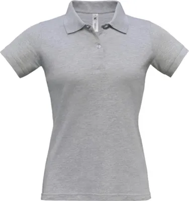 Produktbild von B&C PW455 | Poloshirt Safran Pure / Women - Farbe: Heather Grey - Größe: XS