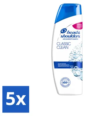 Produktbild von 5 x Head & Shoulders Shampoo Classic Clean 200 ml - Vorteilspackung - 5 Stücke