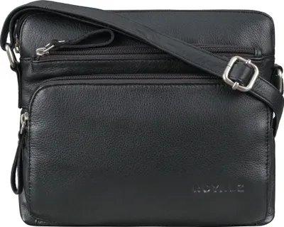 Produktbild von ROYALZ Vintage Leder Handtasche Damen Echtleder "North Carolina" stilvolle Ledertasche zum Umhängen Schultertasche mit Platz für Smartphone
