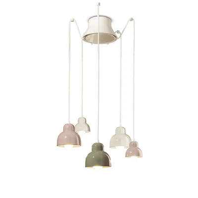 Image de Lustre Vintage Deco Mix Berimbau Ceramic 3 Lights E27