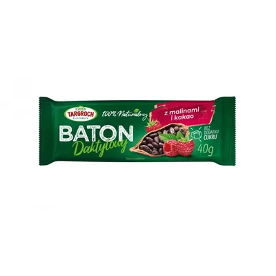 Zdjęcie produktu dla Baton daktylowy z malinami i kakao 40g TAR-GROCH