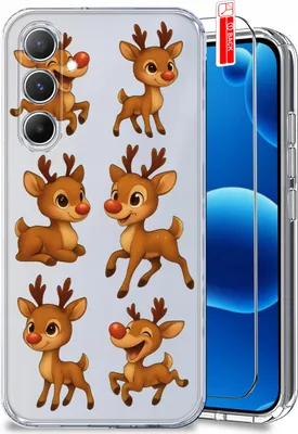 Immagine prodotto di ETUI do Samsung S23 FE WZORY ŚWIĘTA MIKOŁAJ WZMACNIANE CLEAR CASE + SZKŁO