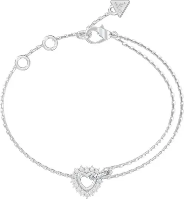 Zdjęcie produktu dla Bransoletki z zawieszkami Guess Silver Collection Iconique - kobieta