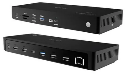 Produktbild von I-Tec Thunderbolt4 3Xdisplay Ds 2Xhdmi 1Xtb3 1X2,5Glan 1Xusb-C Gen2 2Xusb-A Gen2 2Xusb-A Gen1 Sd+Tf