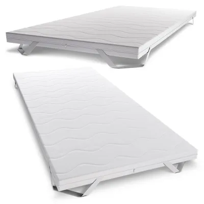 Produktbild von KNERST® Matratzentopper - Praktischer & Langlebiger Topper Polyurethane Schaum - 5cm Höhe -  Atmungsaktiv, Anpassungsfähig & Pflegeleicht - 140x200 cm
