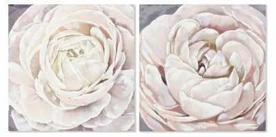 Produktbild von Bild DKD Home Decor Blume (2 pcs) (80 x 3 x 80 cm)