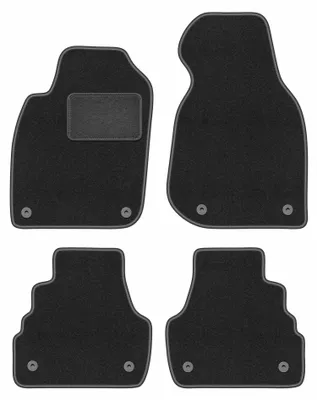 Immagine prodotto di Tappetini in moquette per Audi A6 C5 FL 2001-2004 (berlina/station wagon) – set 4 pezzi, grigio grafite, su misura – Wielganizator LUX