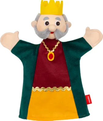 Produktbild von Handpuppe König Valentin 29 cm Mehrfarbig, 22180C