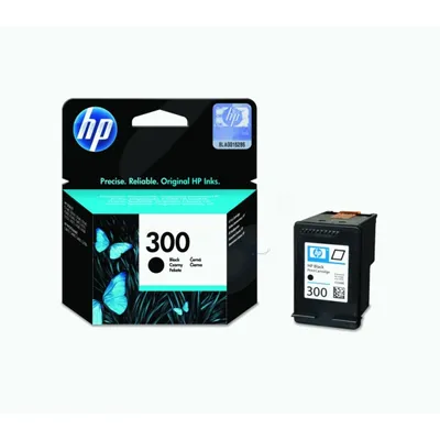 Produktbild von HP 300 Schwarz Original Druckerpatrone, Standardertrag, Schwarz, Tinte auf Pigmentbasis, 1 Stück(e), 200 Seiten