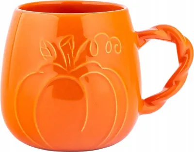Obrázek produktu pro Keramický hrnek Dýně 510 ml oranžový