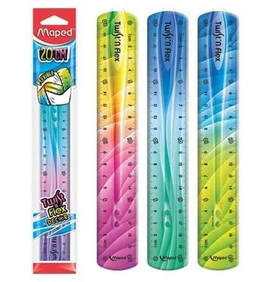 Image de Maped 279215 Règle plate Twist'n Flex DECOR, 200 mm, incassable