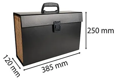 Immagine prodotto di Cartella portadocumenti Exacompta con maniglia 20 tasche DIN A4 nero