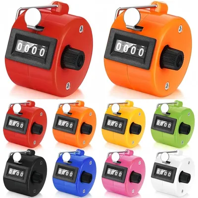 Produktbild von Handzähler Klickzähler - 4-stellig - Mechanisch - 8 Stück