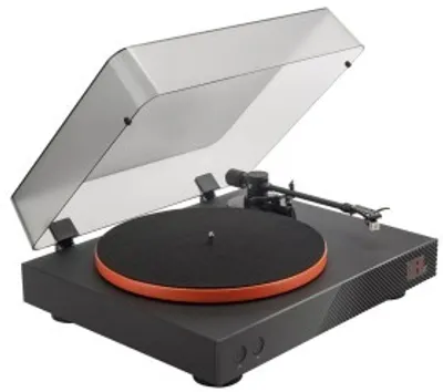 Produktbild von JBL Spinner BT, Audio-Plattenspieler mit Riemenantrieb, Schwarz, Orange, Aluminium, 33 1/3,45 RPM, DC-Motor, 65 dB