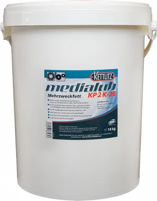 Produktbild von KETTLITZ-Medialub Mehrzweckfett KP 2 K-30 - 18 Kg Eimer