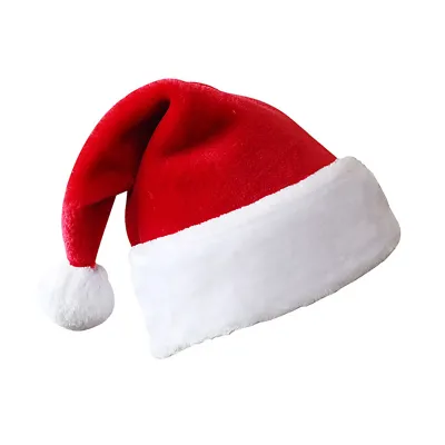 Produktbild von Weihnachtsmütze,Verdickter Plüschhut,Kinder Weihnachtsmütze,Dekorativer Hut,Weihnachtsdekoration