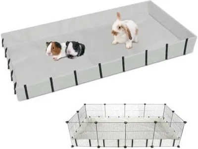 Produktbild von Wasserdichte Tierkäfig für Cavia - Oxford-Stoff - Caviarien-Unterhaltung - waschbare Pads - für Cavia, Hamster, Kaninchen - Selbstbau - kleine Tiere