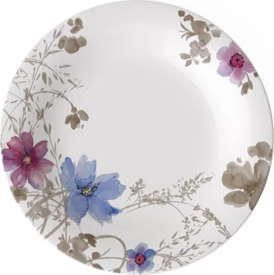 Produktbild von Villeroy & Boch Mariefleur Gris Basic Speiseteller, Essteller, Rund, Porzellan, Mehrfarbig, 27 cm, 550 g